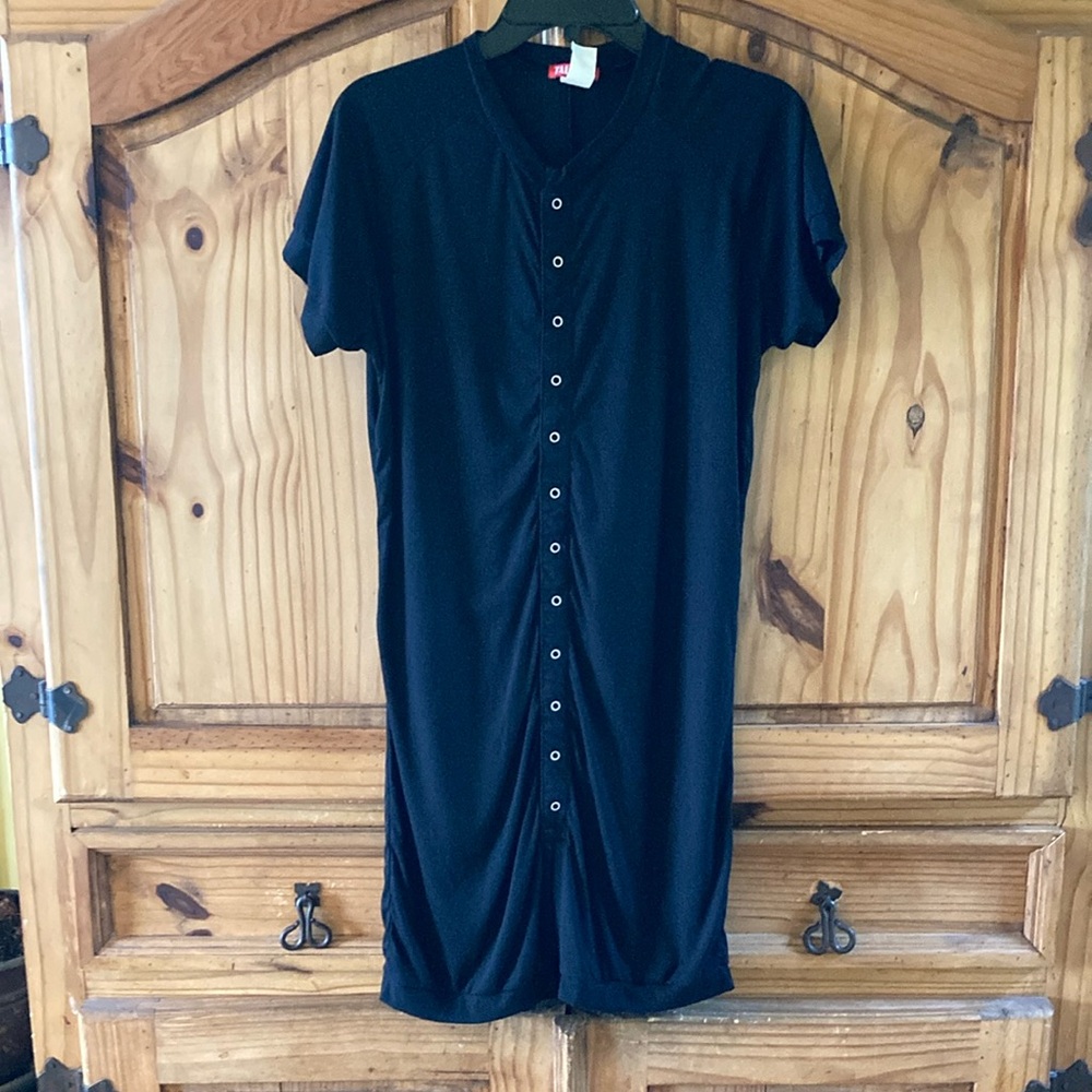 Men Tauwell black 1 piece short pajamas size XL